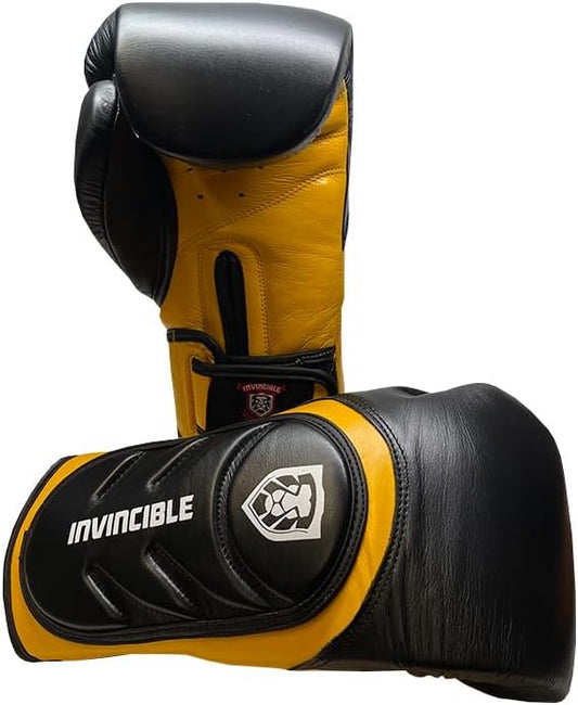 Invincible Fight Gear Professional Hook and Loop Leather Training